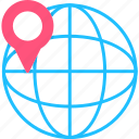 geolocation, earth, globe, locate, location, marker, pin