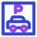 parking, road, sign, vehicle, transportation
