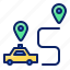 car, transportation, location, pin, navigation, route, gps 