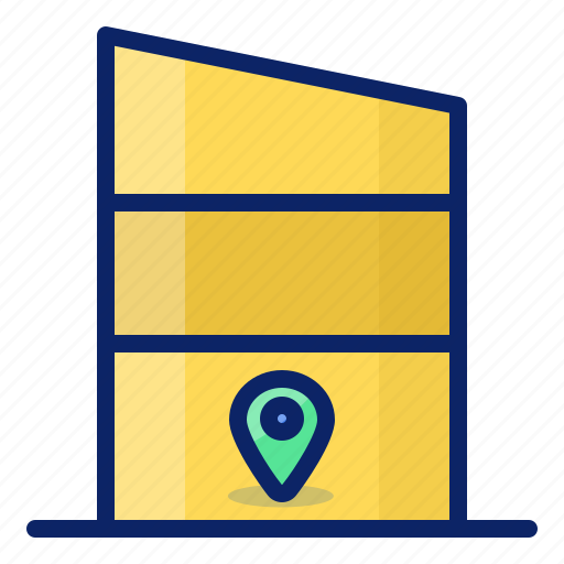 Groud, floor, location, pin, gps, navigation, buildind icon - Download on Iconfinder