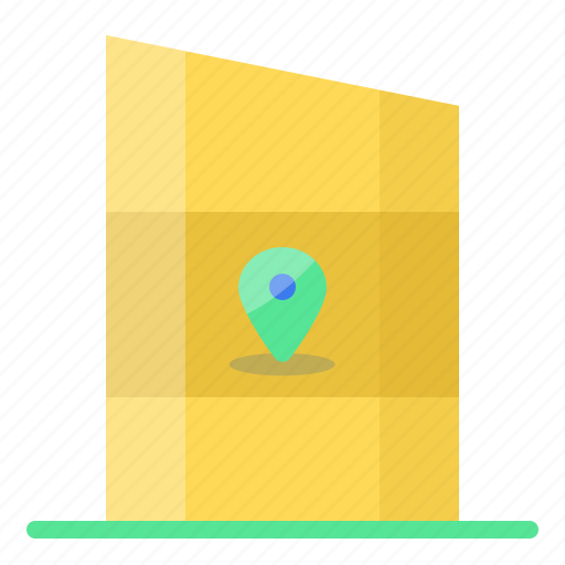 Location, pin, gps, floor, frist, navigation, building icon - Download on Iconfinder