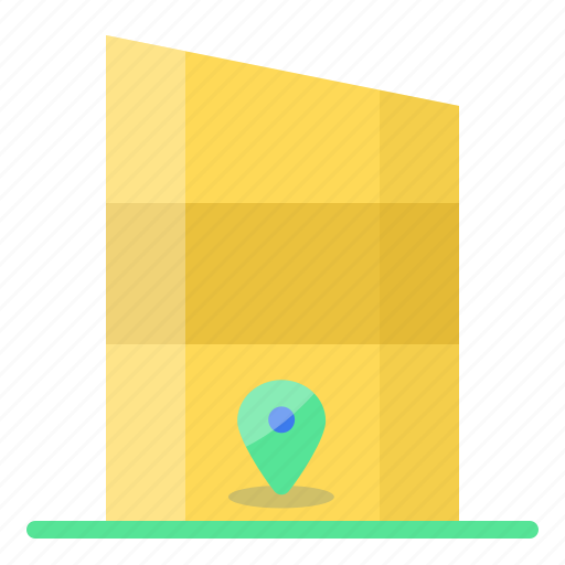 Location, pin, gps, floor, groud, navigation, building icon - Download on Iconfinder