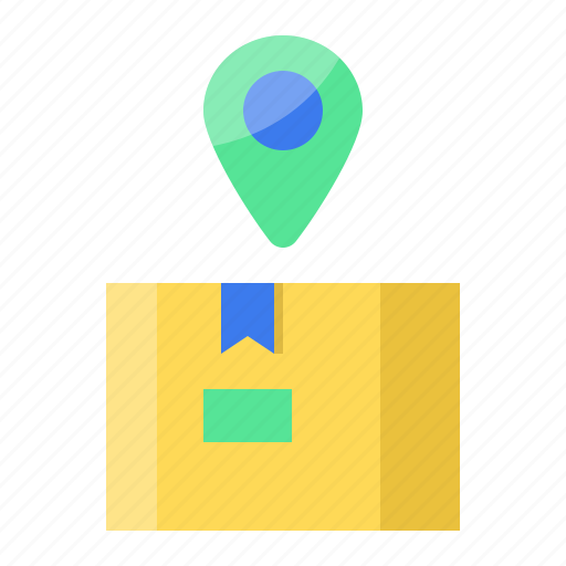 Product, package, delivery, location, gps, pin, tracking icon - Download on Iconfinder