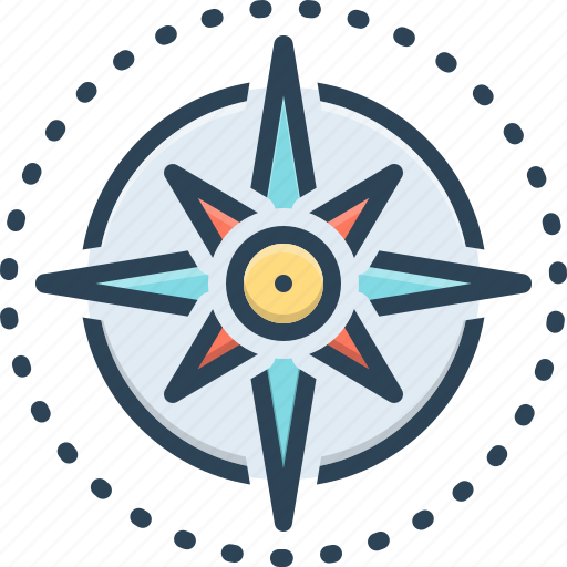 Compass, discovery, instrument, vintage, direction, directional, indicate icon - Download on Iconfinder