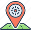 exact location, exact, location, navigation, marker, indicator, location pin 