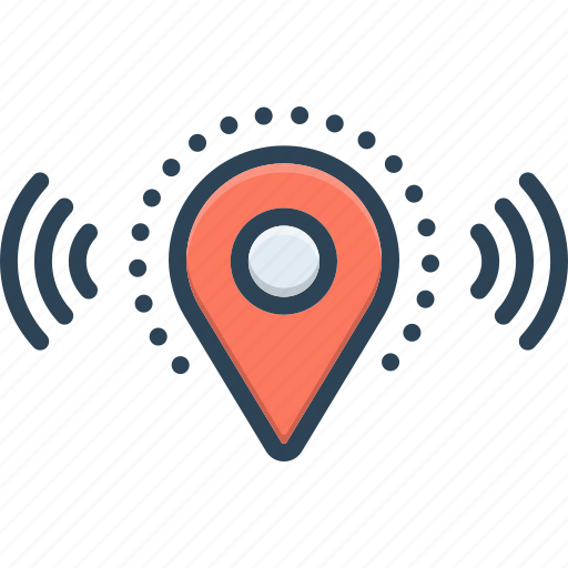 Live location, live, location, track, signal, global position system, pinpoint icon - Download on Iconfinder