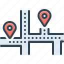 map, location, landmark, thumbtack, navigation, direction, diagrammatic representation, plan