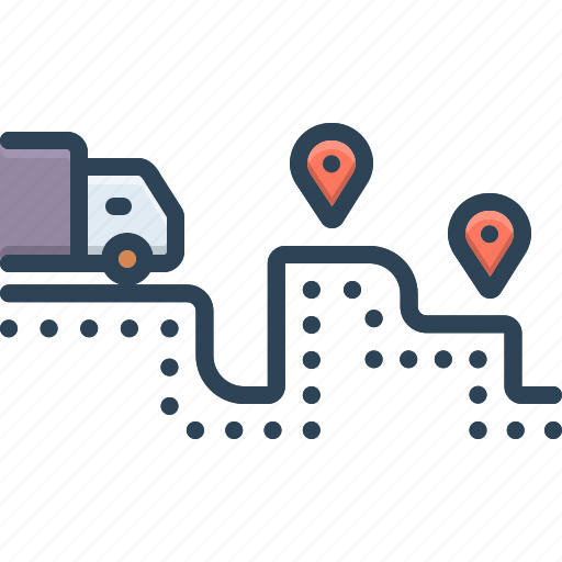 Route, path, location, passage, highway, marker, destination icon - Download on Iconfinder