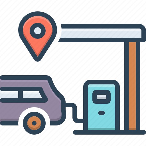 Station, location, navigation, marker, gps, refueling, fuel station icon - Download on Iconfinder