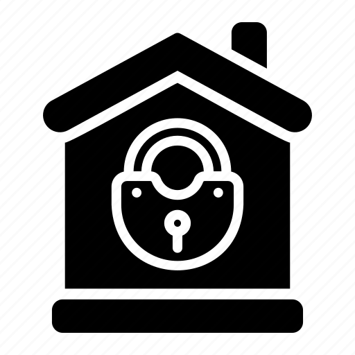 House, home, real, estate, insurance, padlock, lock icon - Download on Iconfinder