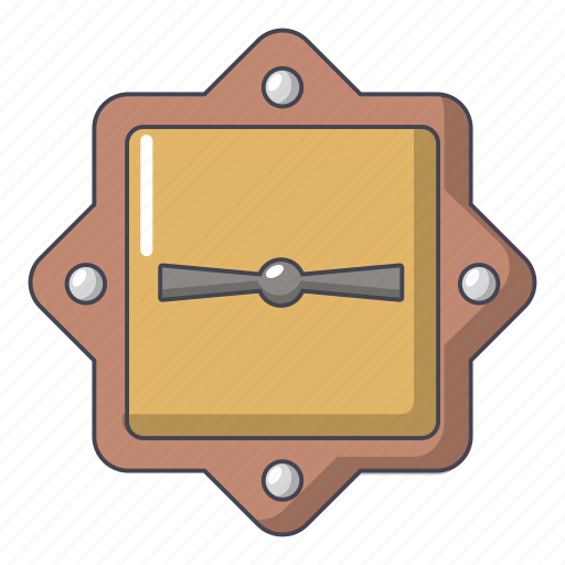 Cartoon, lock, object, padlock, retro, safe, safety icon - Download on Iconfinder