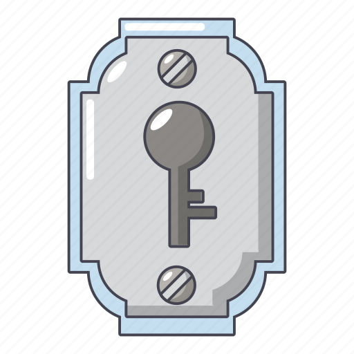 Cartoon, front, lock, object, padlock, safe, safety icon - Download on Iconfinder
