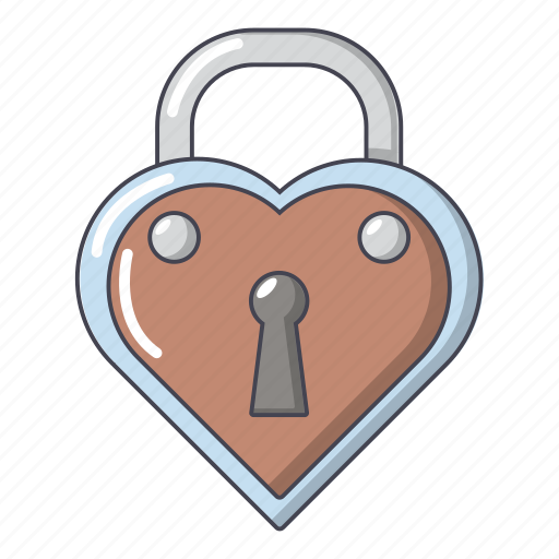 Cartoon, decorative, lock, object, padlock, safe, safety icon - Download on Iconfinder