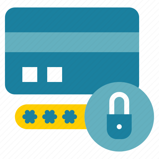 Credit, card, lock, key, protection, security icon - Download on Iconfinder
