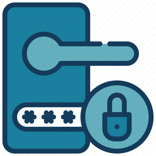Door, lock, key, protection, security icon - Download on Iconfinder