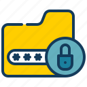 folder, lock, protection, security, password, key