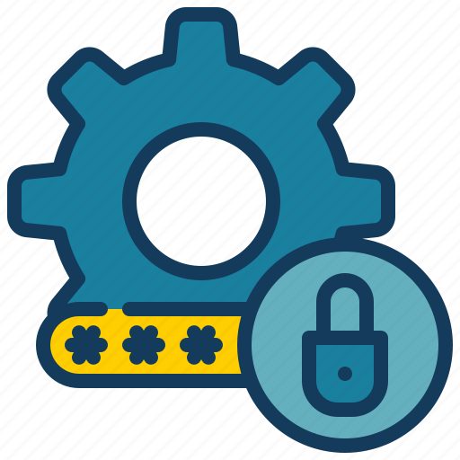 System, gear, lock, key, protection, security icon - Download on Iconfinder