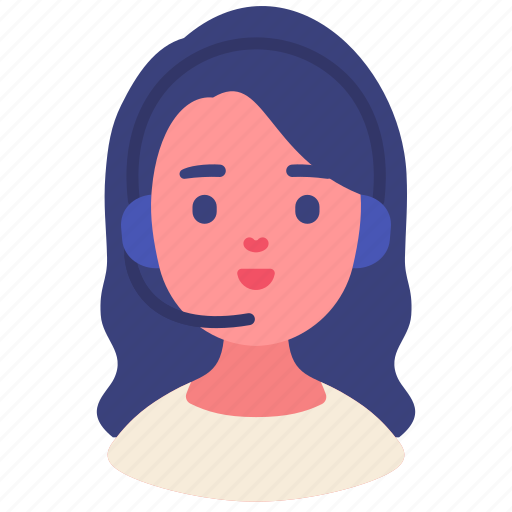 Support, conversation, information, avatar, operator, woman, person icon - Download on Iconfinder