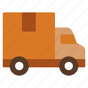 delivery, truck, car, transportation, logistics, vehicle, box, shipping, transport