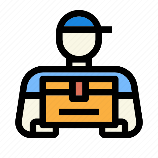 Delivery, man, cargo, logistic, transport icon - Download on Iconfinder