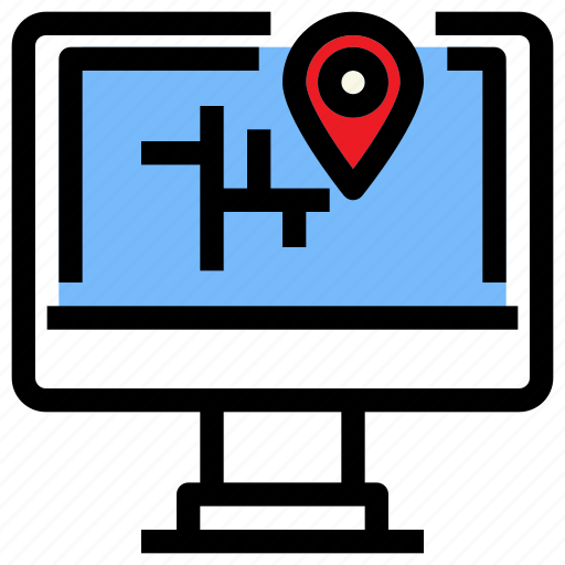 Map, cargo, location, logistic, navigation, transport icon - Download on Iconfinder