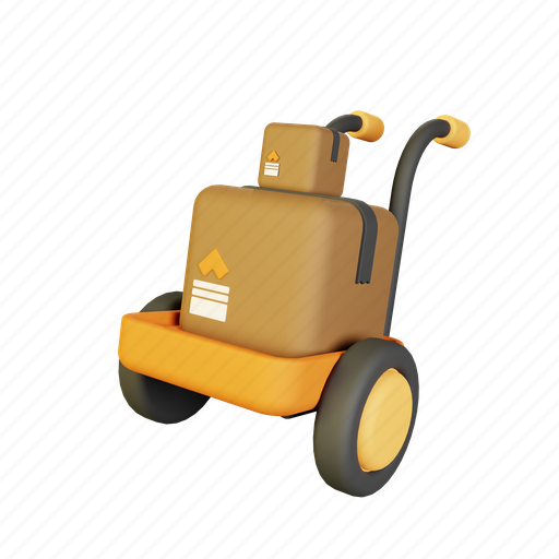 Trolly, logistic, delivery, shipping, shipment icon - Download on Iconfinder