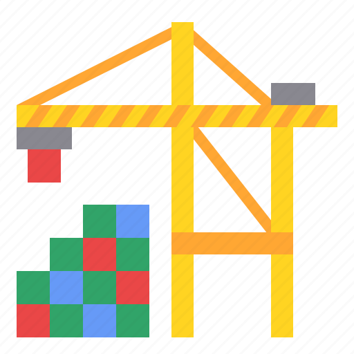 Cargo, container, cranes, logistics icon - Download on Iconfinder
