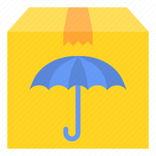Delivery, package, protect, rain icon - Download on Iconfinder