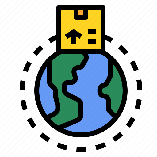 Distribution, international, package, shipping icon - Download on Iconfinder