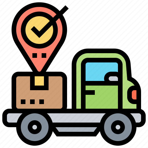 Delivery, location, route, shipment, tracking icon - Download on Iconfinder