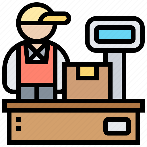Delivery, heavy, load, package, weighing icon - Download on Iconfinder