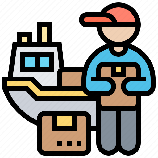 Cargo, export, freight, harbor, ship icon - Download on Iconfinder