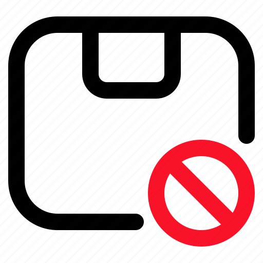 Package, forbidden, delivery, prohibited, box icon - Download on Iconfinder