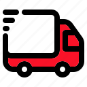 delivery, truck, movement, cargo, shipping