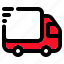 delivery, truck, movement, cargo, shipping 