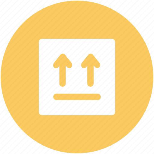 Cargo, delivering, packaging, packaging symbol, parcel, shipping, this way up icon - Download on Iconfinder