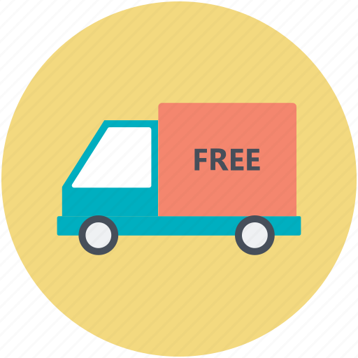 Delivery service, delivery van, delivery vehicle, free delivery, freight icon - Download on Iconfinder