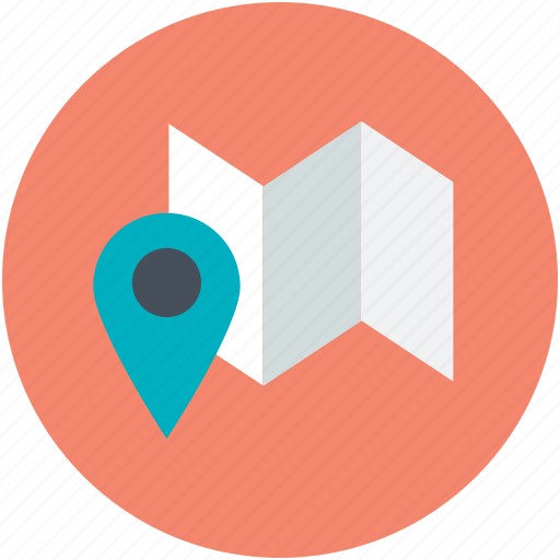 Gps map, location marker, location pointer, map location, mapping icon - Download on Iconfinder