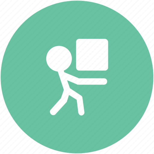 Courier, delivery, delivery man, shipping, storekeeper, warehouse, workman icon - Download on Iconfinder