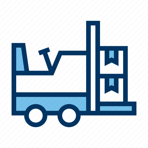 Forklift, logistic, vehicle, warehouse icon - Download on Iconfinder
