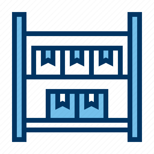 Logistic, packages, shelf, warehouse icon - Download on Iconfinder