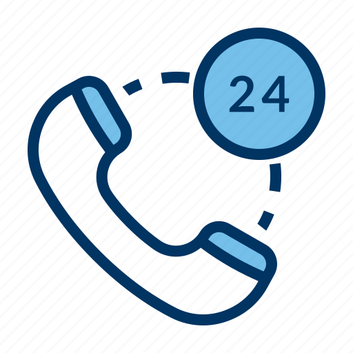 24 hours, call center, service, support icon - Download on Iconfinder