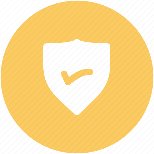 Approved, checkmark, guard, protecting symbol, security, shield icon - Download on Iconfinder