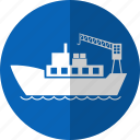 container, logistic, shipping, barge, barque, boat, ship
