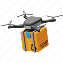 drone, delivery, package, transportation, shipping 