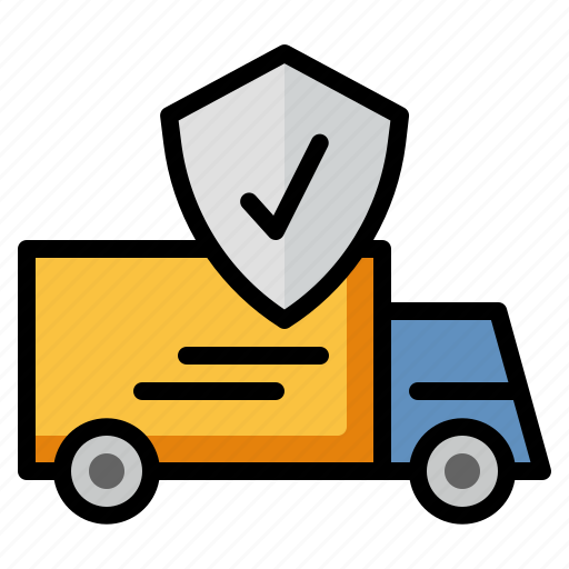 Cargo insurance, insurance, delivery, truck, shipping icon - Download on Iconfinder
