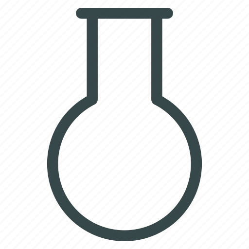 Chemistry, empty, flask, laboratory, retort, round, test tube icon - Download on Iconfinder