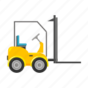 delivery, electric car, loader, logistics, supply, transport