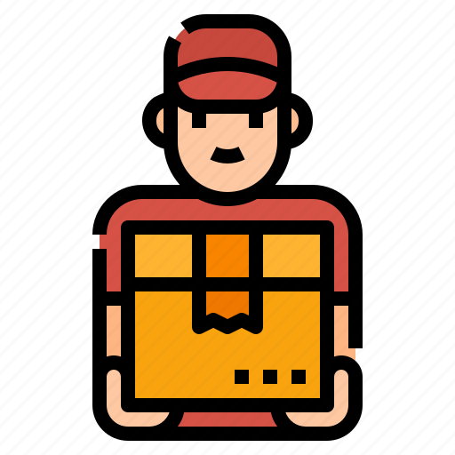 Delivery, logistics, man, package, shipping icon - Download on Iconfinder