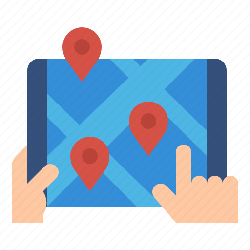 App, destination, gps, logistics, map, navigator icon - Download on Iconfinder